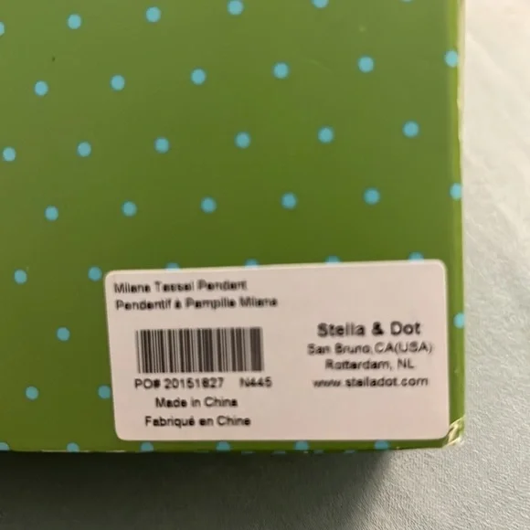 Stella & Dot Milana Tassel pendant - Picture 10 of 14